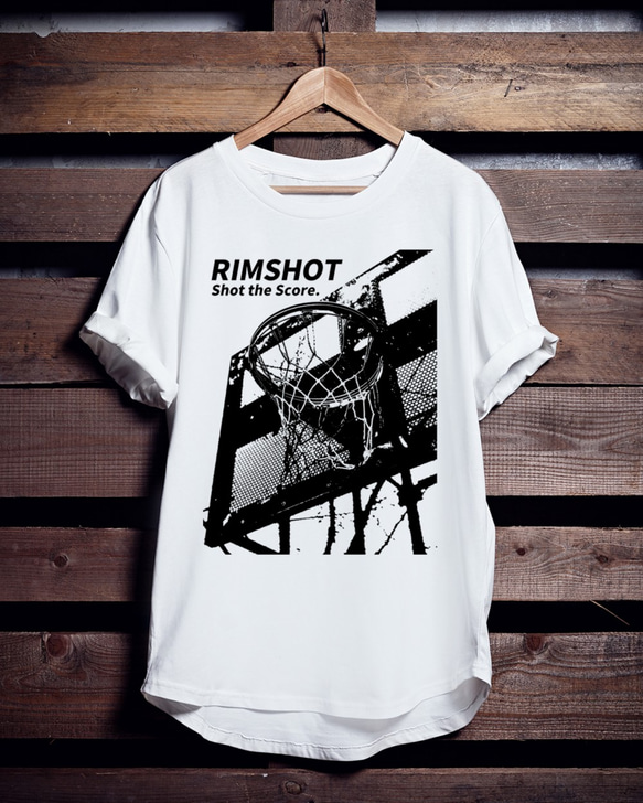 バスケTシャツ「RIMSHOT」 1枚目の画像