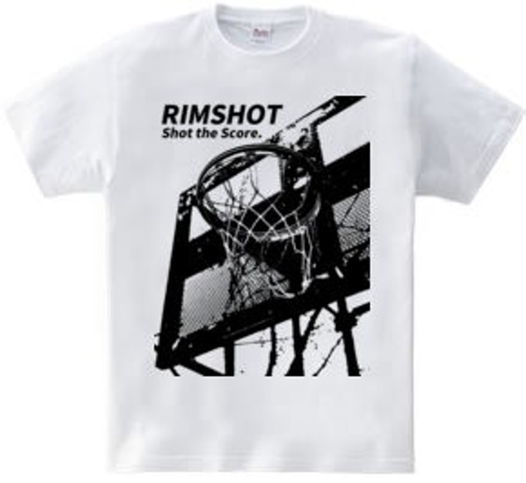 バスケTシャツ「RIMSHOT」 3枚目の画像