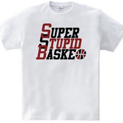 バスケTシャツ「SUPER STUPID BASKET」 3枚目の画像