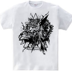 ロックアートTシャツ「SOUNDNESS」 3枚目の画像