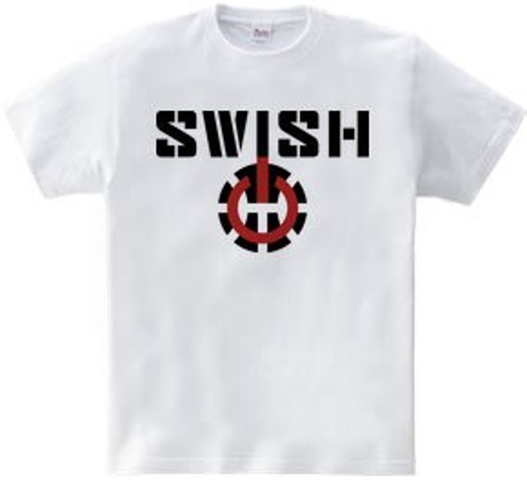 バスケTシャツ「SWISH ON」 3枚目の画像
