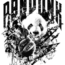 バスケTシャツ「PANDUNK」 2枚目の画像