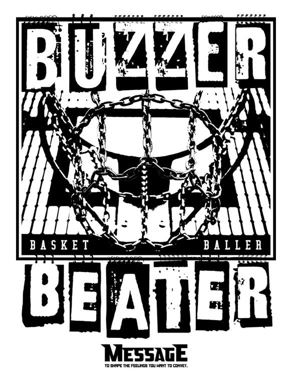 バスケTシャツ「BUZZER BEATER」 2枚目の画像