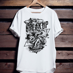 アートTシャツ「BREAK UP GOD -MonochromE-」 1枚目の画像