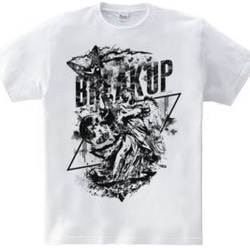 アートTシャツ「BREAK UP GOD -MonochromE-」 3枚目の画像