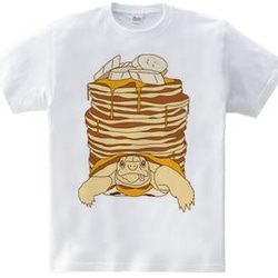 スイーツTシャツ「パンケーキガメ」 3枚目の画像