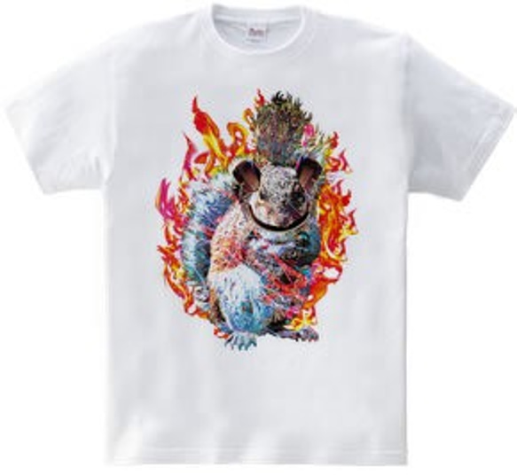 ダジャレアニマルTシャツ「リッスン」 3枚目の画像