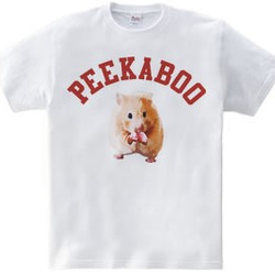 アニマルTシャツ「PEEKABOO HAMSTER」 3枚目の画像