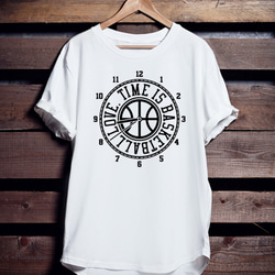 バスケTシャツ「Baske Clock」 1枚目の画像