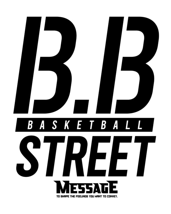 バスケTシャツ「B.B.STREET」 2枚目の画像