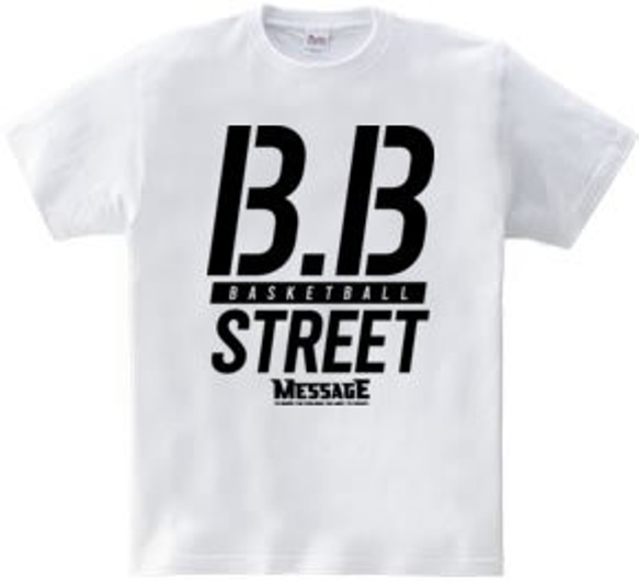 バスケTシャツ「B.B.STREET」 3枚目の画像