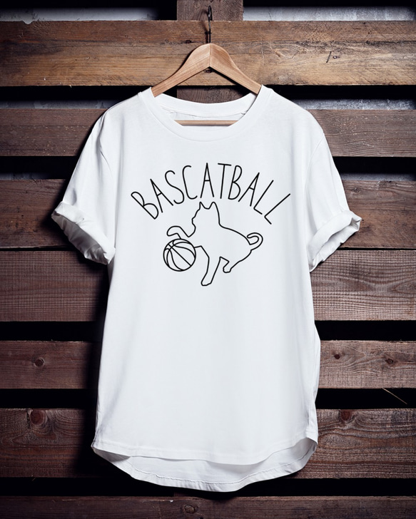 バスケTシャツ「BASCATBALL」 1枚目の画像