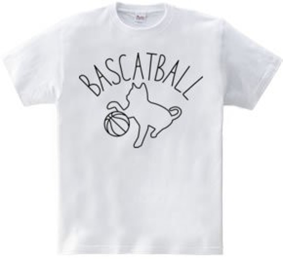 バスケTシャツ「BASCATBALL」 3枚目の画像