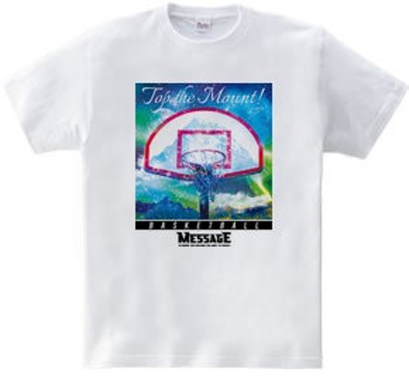 バスケTシャツ「Mountain BasketCourt」 3枚目の画像