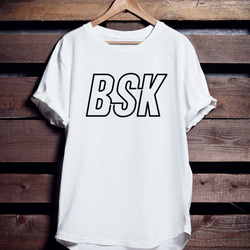 バスケTシャツ「BSK LINE」 1枚目の画像