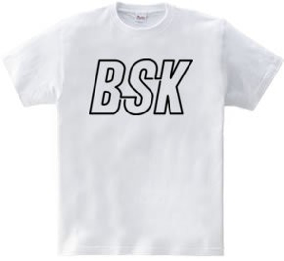 バスケTシャツ「BSK LINE」 3枚目の画像