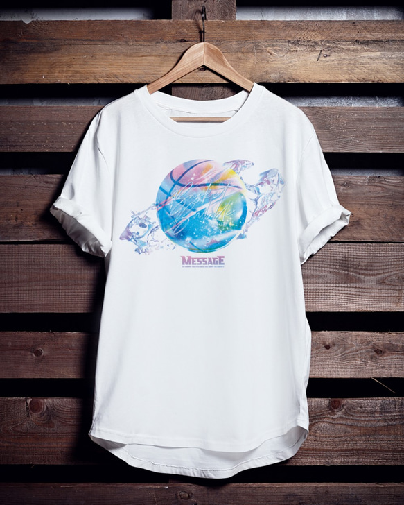 バスケTシャツ「Basket Bubble」 1枚目の画像