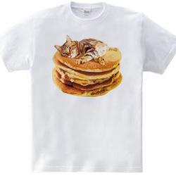 スイーツTシャツ「ねこパンケーキ」 3枚目の画像