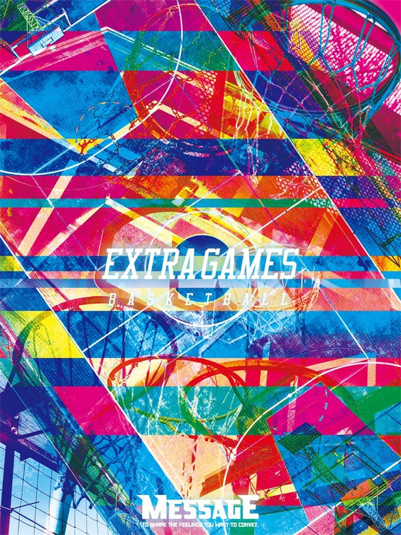 バスケTシャツ「EXTRA GAMES」 2枚目の画像