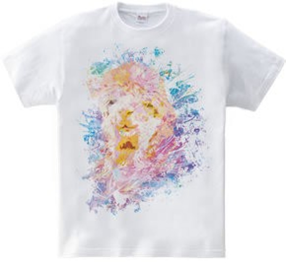 アニマルTシャツ「Alpaca Pastel」 3枚目の画像