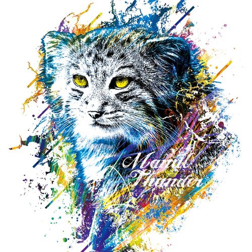 セール 一番安い マヌルネコTシャツ「Manul Thunder」 通販 ｢MessagE｣ Tシャツ その他