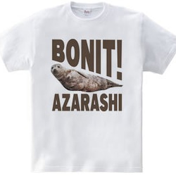 おもしろアザラシTシャツ「BONIT AZARASHI」 3枚目の画像