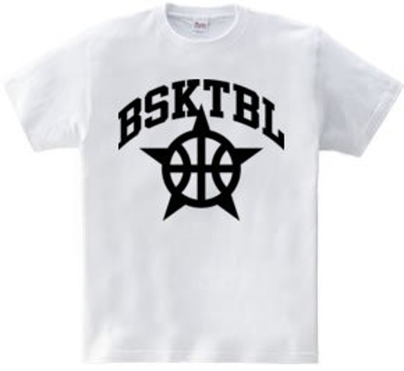 バスケTシャツ「BSKTBL」 3枚目の画像
