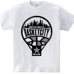 バスケTシャツ「BASKETCITY」 3枚目の画像