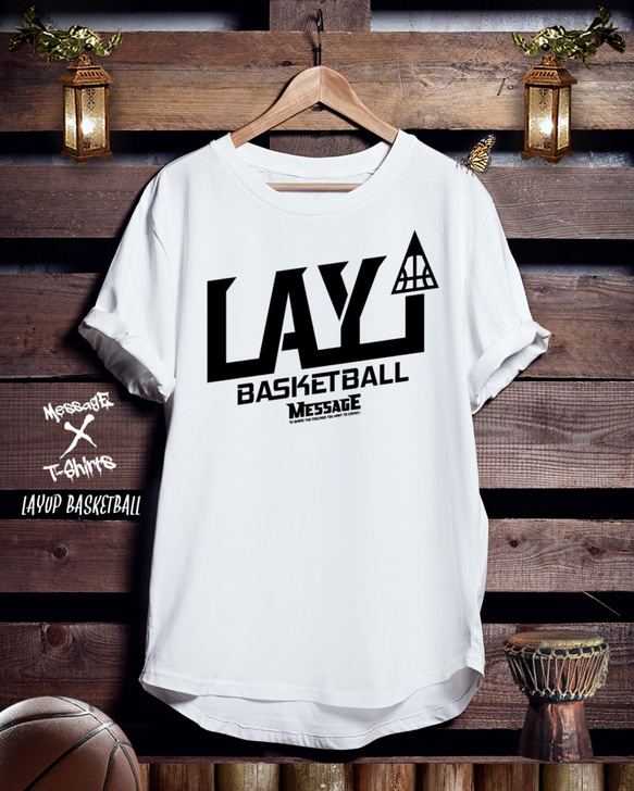 バスケTシャツ「LAYUP BASKETBALL」 1枚目の画像