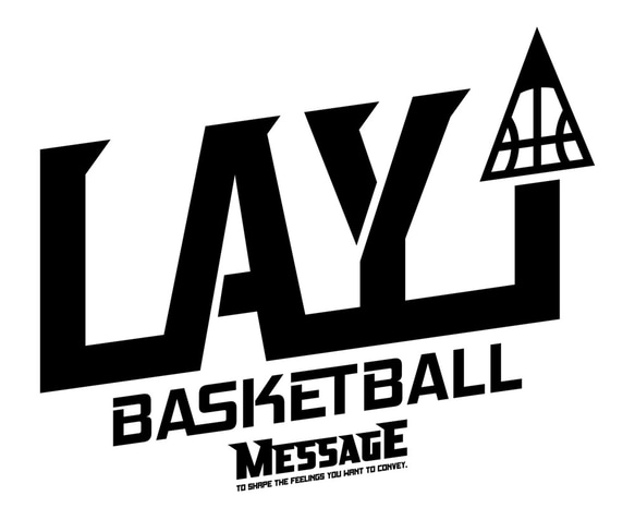 バスケTシャツ「LAYUP BASKETBALL」 2枚目の画像