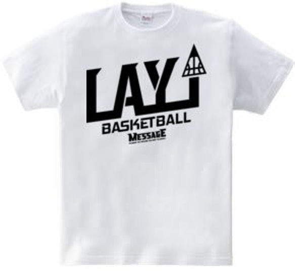 バスケTシャツ「LAYUP BASKETBALL」 3枚目の画像