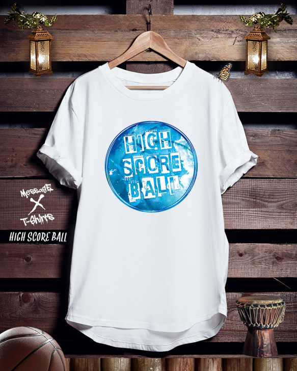 バスケTシャツ「HIGH SCORE BALL」 1枚目の画像