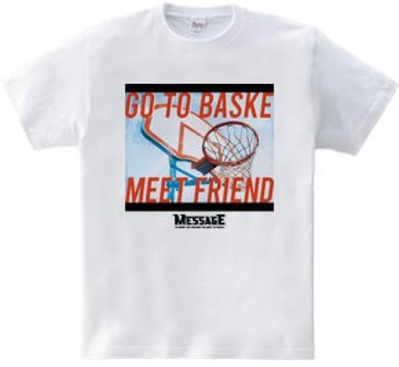 バスケTシャツ「BAKSE FRIEND」 3枚目の画像