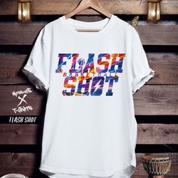 バスケTシャツ「FLASH SHOT」 1枚目の画像