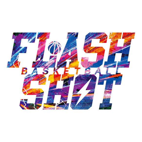 バスケTシャツ「FLASH SHOT」 2枚目の画像