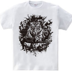 タイガーTシャツ「虎視眈々」 3枚目の画像