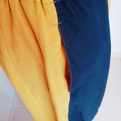 フレアスカート#ロングスカート#6枚はぎスカート#麻混 5枚目の画像