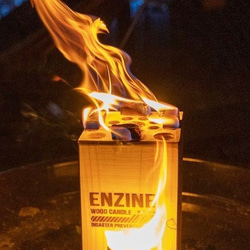 ウッドキャンドル ENZINE|スウェディッシュ スエーデン トーチ ロケットストーブ 薪 焚き火 キャンプ アウトドア 6枚目の画像