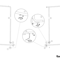 Roommate粉彩延伸桿掛衣架 第8張的照片