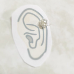 ガラスドーム＊mini earcuff＊ 4枚目の画像