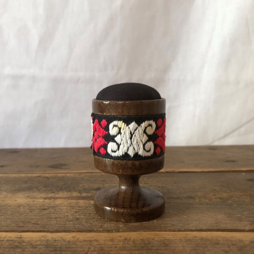 ピンクッション ‐ アンティーク/ヴィンテージ/刺繍/一点物