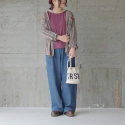 【人気商品復刻】草木染めコットンオーバーシャツ（20w-012）グレー 3枚目の画像