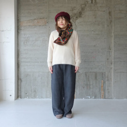 [新冬季] AW棉寬鬆褲（20w-20）木炭灰色 第3張的照片