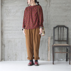 Bone Button Easy Pants (21w-11) 駝色 第2張的照片