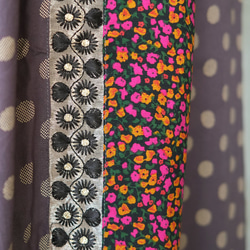 [Last item] Floral x Polka Dot Patchwork Long Skirt (21w-15) Ora 第10張的照片