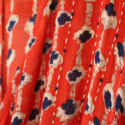 孔雀開司米羊絨連衣裙（19W-005）紅色 第7張的照片