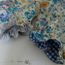リバティ RoseEllen ローズエレン の親子巾着ポーチ　grand et petit sacs 巾着ポーチセット 5枚目の画像