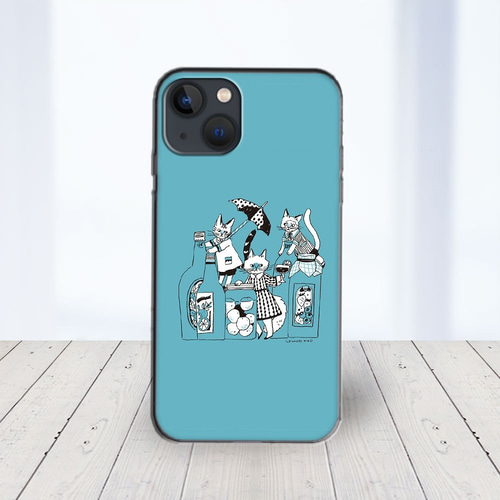 ほぼ全機種Android(AQUOS・Xperia他)対応 スマホケース☆ ネコ