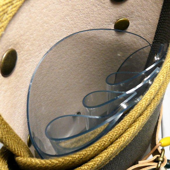 3丁用シザーポケット※革と帆布の3wayポーチ専用オプション品 8枚目の画像