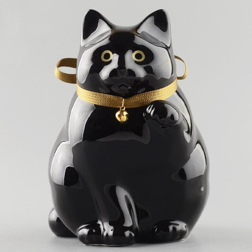 送料無料> へそくりの招き猫 弍号黒丸 ( 招き猫 プレゼント 送料無料> へそくりの招き猫 弍号黒丸 ( 招き猫 プレゼント